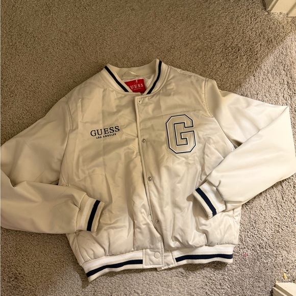 Guess Ivory Bomber Jacket - Picture 1 of 4